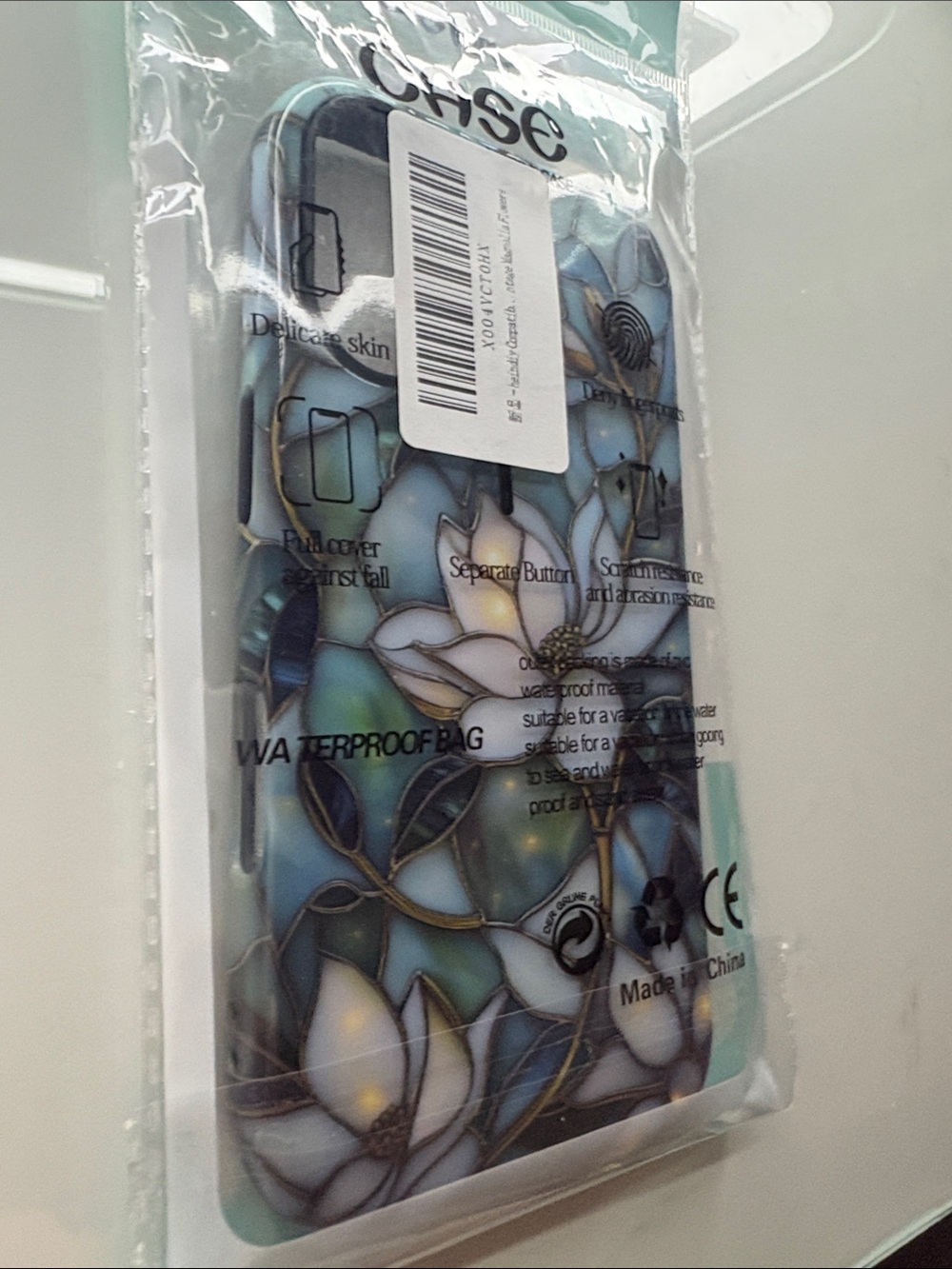 Floral Blue Phone Case - Unknown Brand